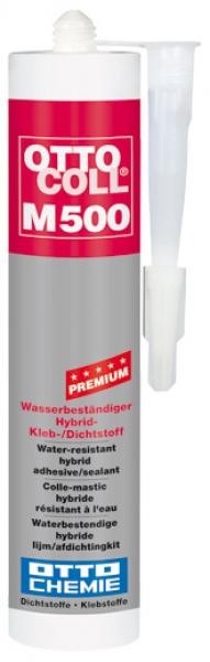 Ottocoll M500 ... Der wasserbeständige Premium-Hybrid-Kleb-/Dichtstoff
